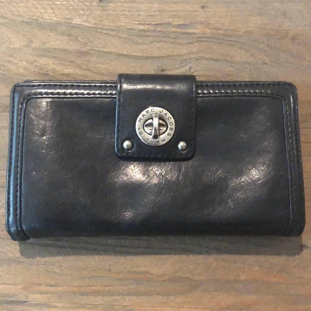 Marc by Marc Jacobs black leather wallet